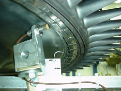 Photo of turbine being tested