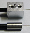 photo of probe mounting block